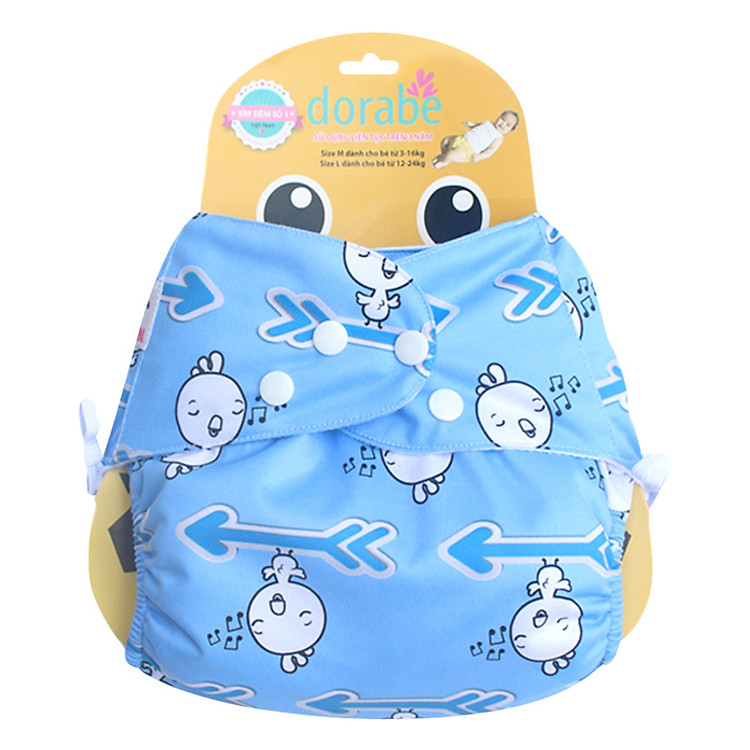 Tã Vải Dorabe Ban Đêm Size M - Gà Con Hát