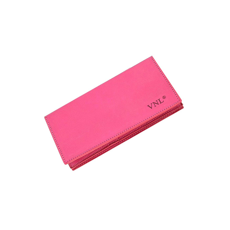 Ví Cầm Tay Nữ Da Thật Cao Cấp Da Giày Việt Nam VNLDT10TK06 - Hồng