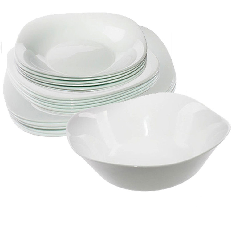 Bộ Chén Đĩa Thủy Tinh Parma Bormioli Rocco -19 Món