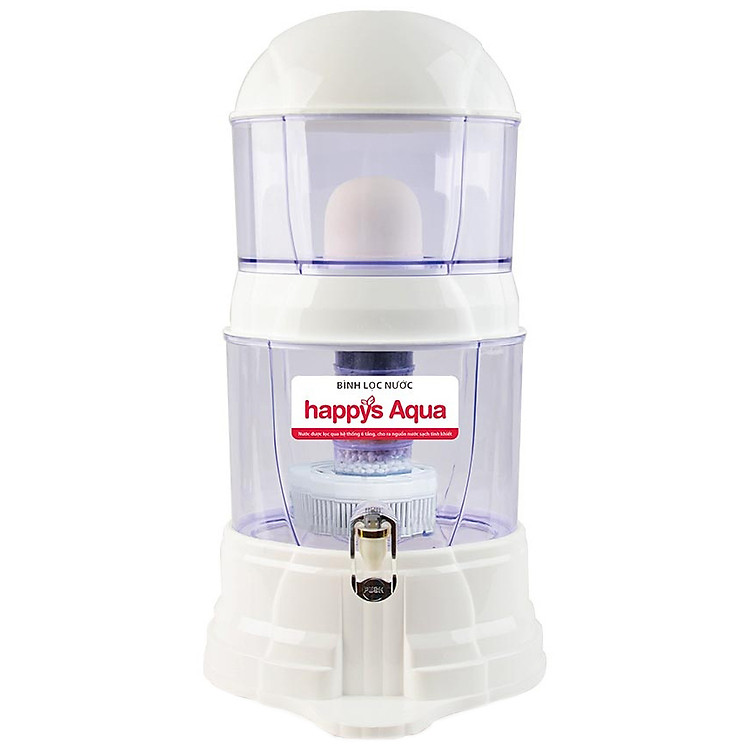 Bình Lọc Nước Oval Happys Aqua-HA-18WF – 16 Lít