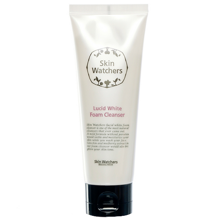 Sữa Rửa Mặt Tẩy Trang Làm Trắng Skin Watchers Lucid White Foam Cleanser 100ml - SW1111