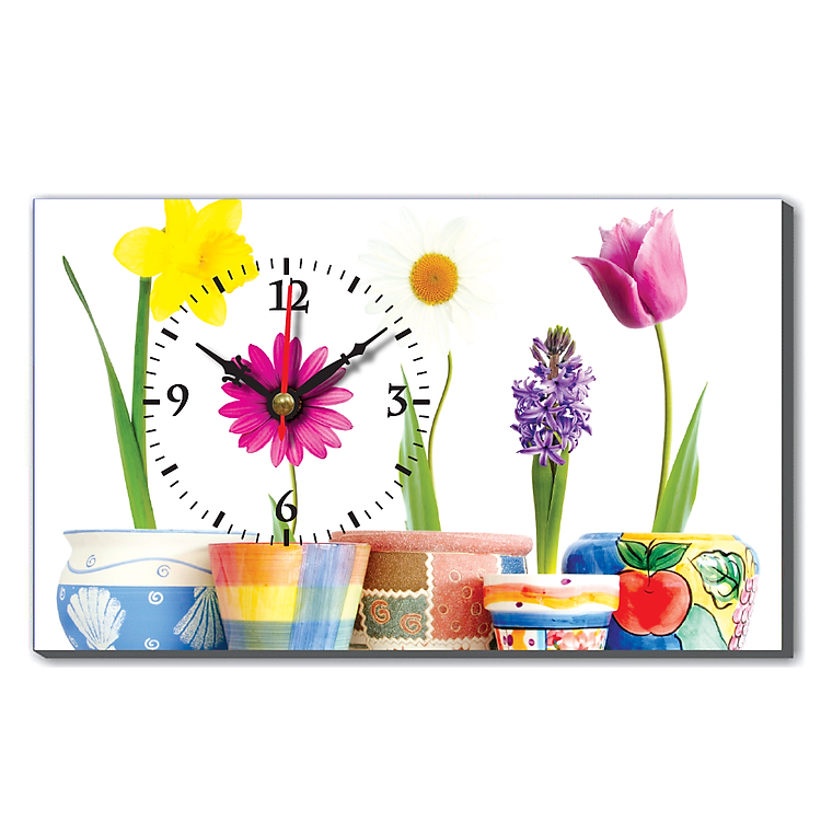 Đồng Hồ Để Bàn Dyvina B1525-12 - Sắc Hoa