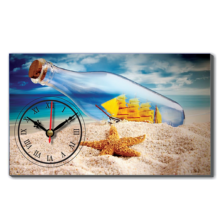 Đồng Hồ Để Bàn Dyvina B1525-21 - Thuyền Trong Chai