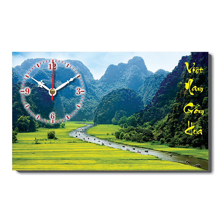 Đồng Hồ Để Bàn Dyvina B1525-45 - Việt Nam Gấm Hoa