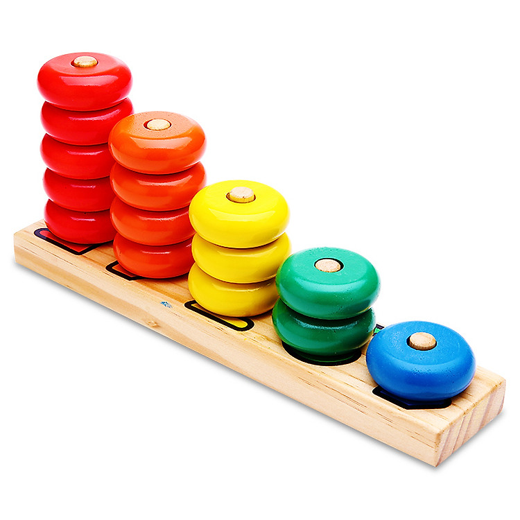 Đồ Chơi Gỗ Mô Hình Vietoys Học Đếm Bậc Thang VT3P-0027