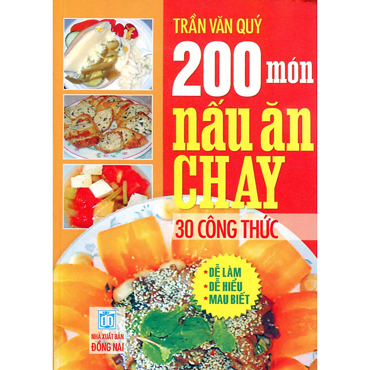 Sách 200 Món Nấu Ăn Chay (30 Công Thức)