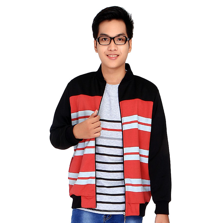 Áo Khoác Nam Kẻ Sọc Phúc An 2011_socdo - Đỏ (Freesize)