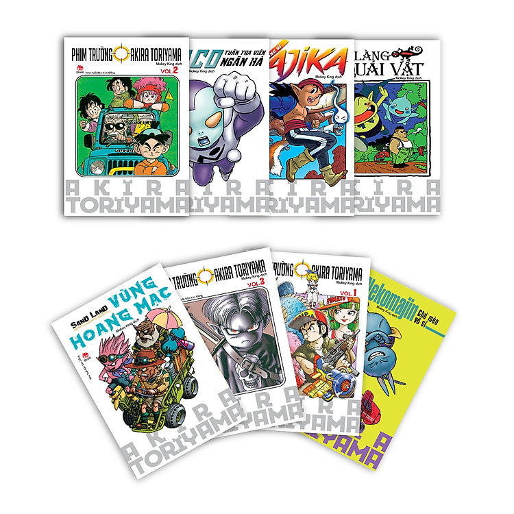 Combo Tuyển Tập Akira Toriyama (Trọn Bộ 8 Cuốn)