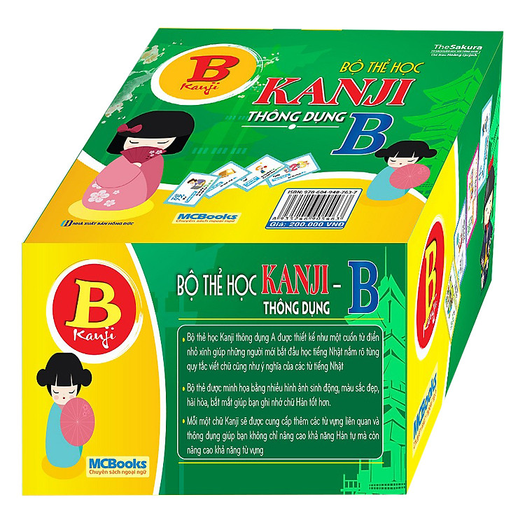 Bộ Thẻ Học Kanji Thông Dụng B