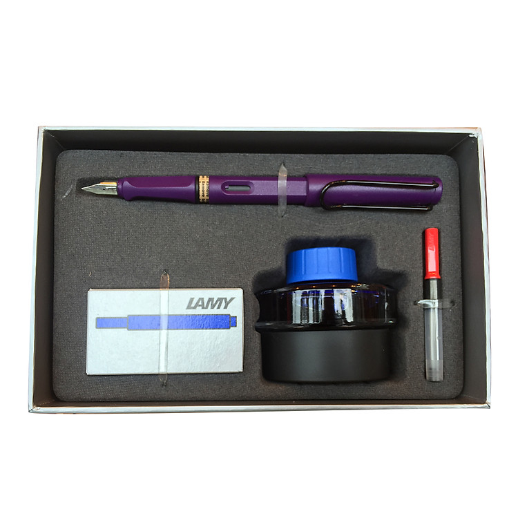 Bộ Bút Mực Lamy Safari - Màu Tím - Ngòi F