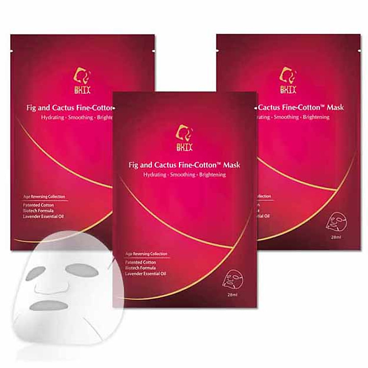 Combo 3 Mặt Nạ Fine-Cotton BUTYBUTY Trái Sung Và Cây Xương Rồng