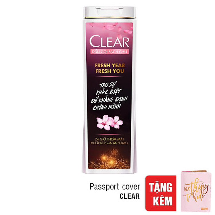 Dầu Gội Clear Hoa Anh Đào 370g - Phiên Bản Đặc Biệt 2017