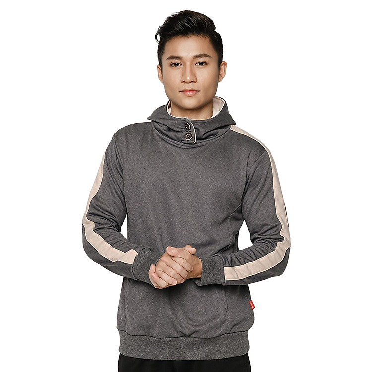 Áo Khoác Nam Nữ Cổ Phối Nút Pa Phúc An 2017_Reu - Xám rêu