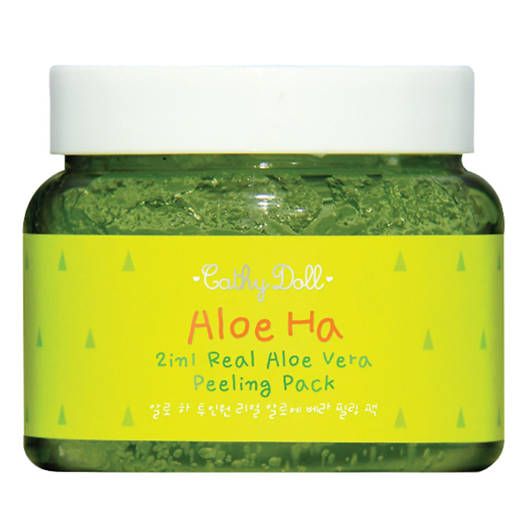 Mặt Nạ Và Tẩy Tế Bào Chết Lô Hội Cathy Doll Aloe Ha 2in1 Real Aloe Vera Peeling Pack (100g)