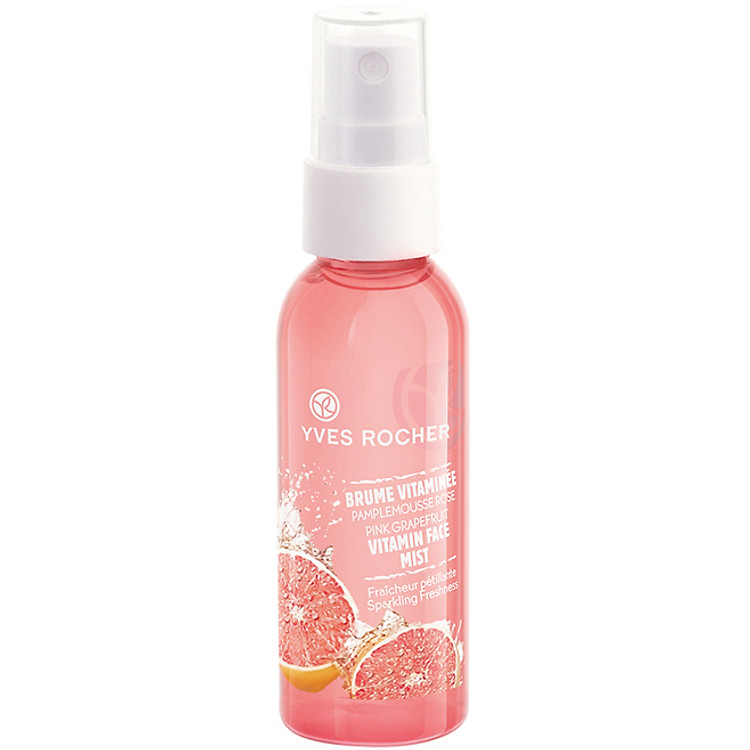 Xịt Khoáng Cung Cấp Vitamin Chiết Xuất Từ Bưởi Yves Rocher Pink Grapefruit Vitamin Face Mist (50ml) - Y102093