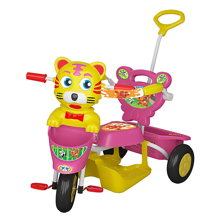 Xe 3 Bánh Nhựa Chợ Lớn L8 Mèo ĐKBH (Có Nhạc) - M1306B-X3B - Giao màu ngẫu nhiên