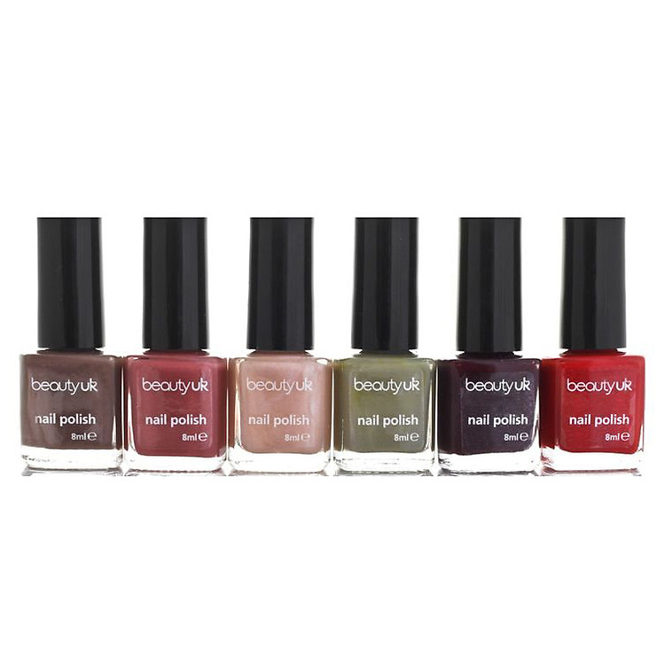 Bộ Quà Tặng Sơn Móng Tay 6 Chai Beauty UK (8ml x 6)
