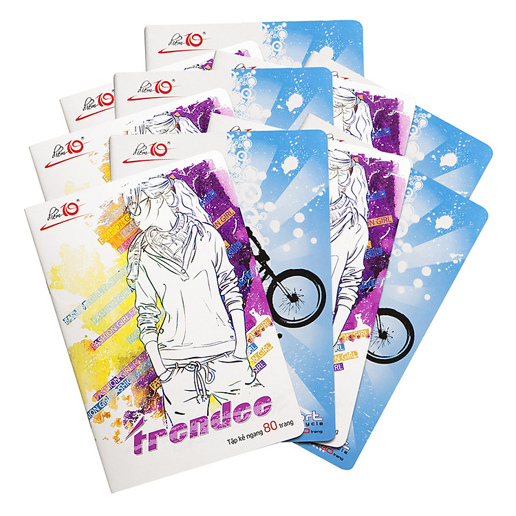 Lốc 10 Cuốn Tập Kẻ Ngang Điểm 10 Thiên Long NB82 (80 Trang)