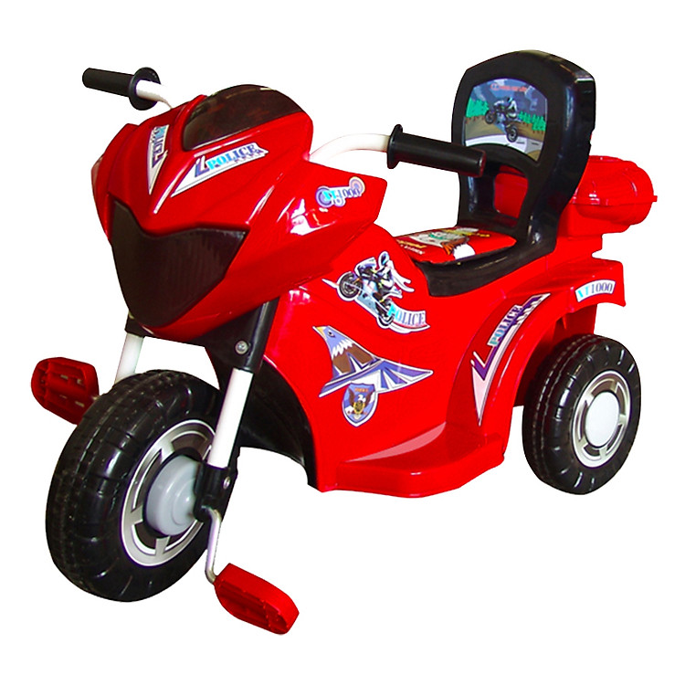Xe 3 Bánh Nhựa Chợ Lớn L9 Police K.1 (Có Nhạc) - M1377B-X3B - Giao màu ngẫu nhiên