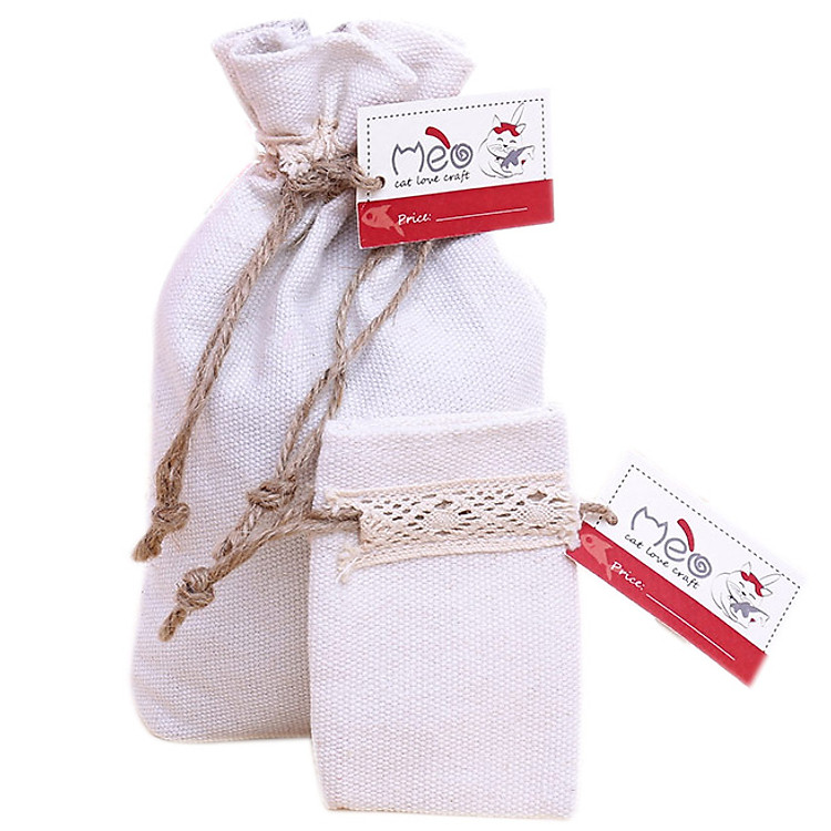 Combo Túi Than Hoạt Tính Cỡ Lớn Và Túi Vải Nhỏ