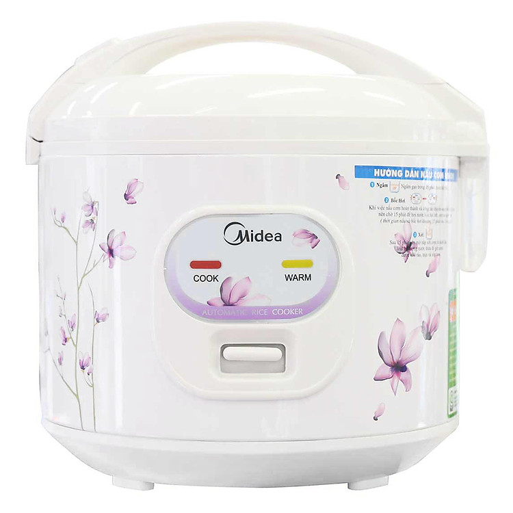 Nồi Cơm Điện Midea MR-CM1011 - 1L (Trắng) - Hàng chính hãng