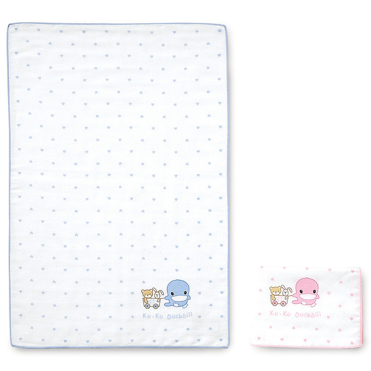 Bộ 2 Khăn Tắm Em Bé Kuku KU2368 (32 x 48 cm)