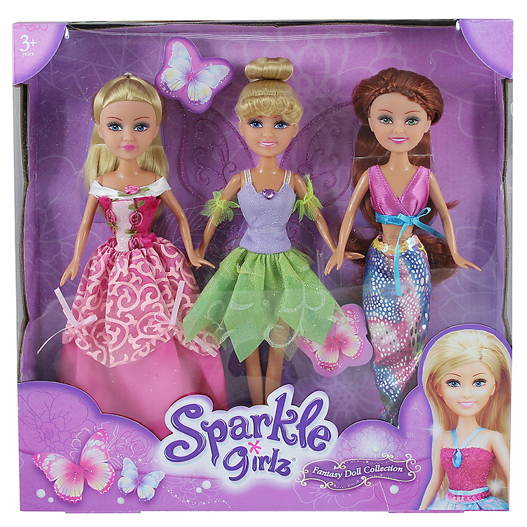 Bộ 3 Công Chúa Cổ Tích Cỡ Lớn Sparkle Gilrz SP24041