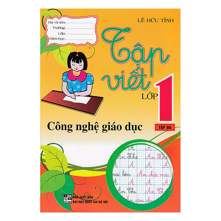 Sách Tập Viết Lớp 1 - Tập 3 (Công Nghệ Giáo Dục)