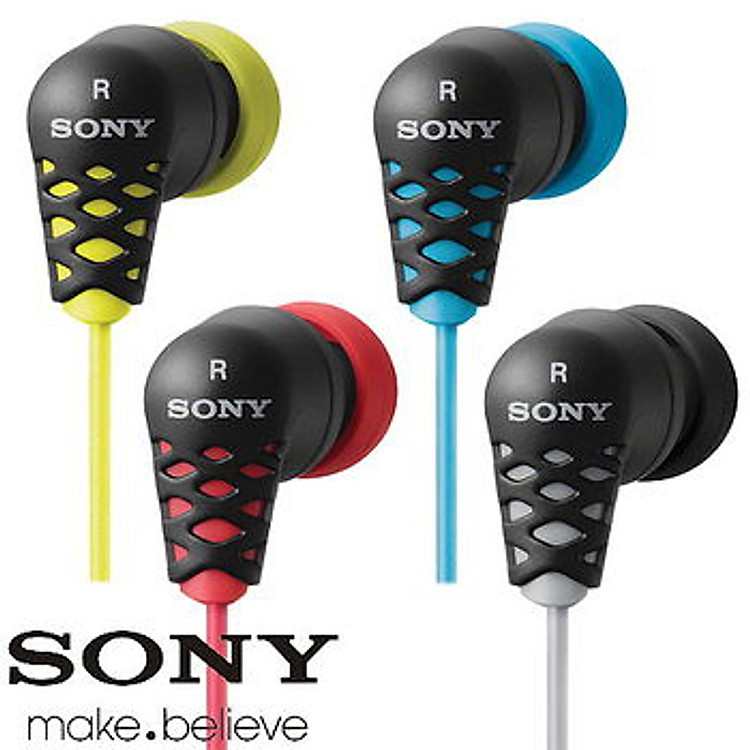 Tai Nghe Nhét Tai Sony MDR-EX37B - Hàng Chính Hãng