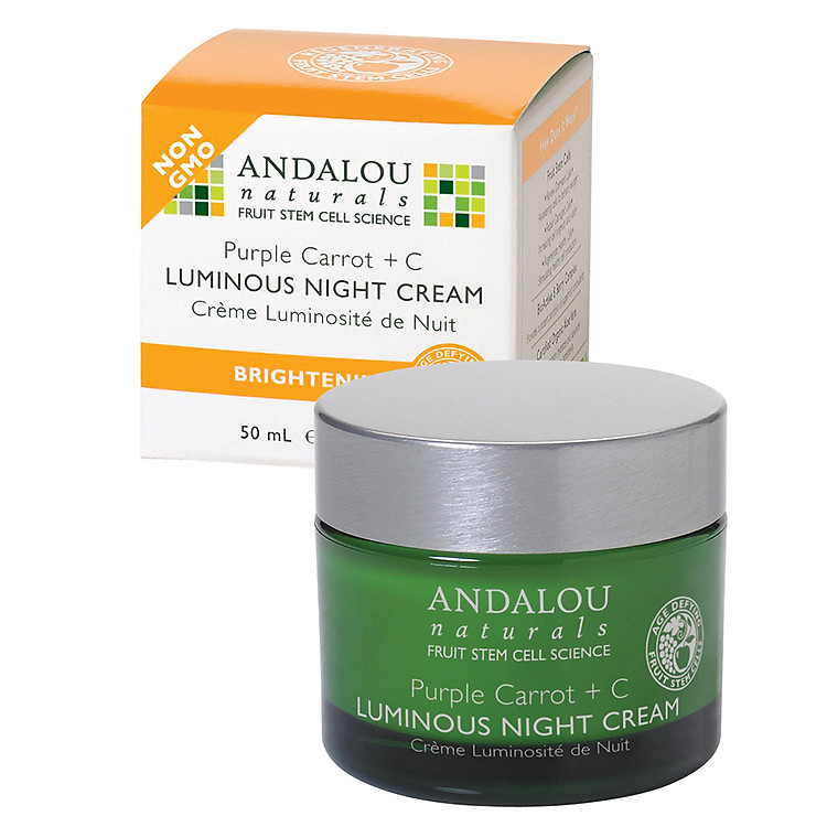 Kem Dưỡng Da Đêm Andalou Naturals Cà Rốt Tím + Vitamin C - 25176 (50ml)