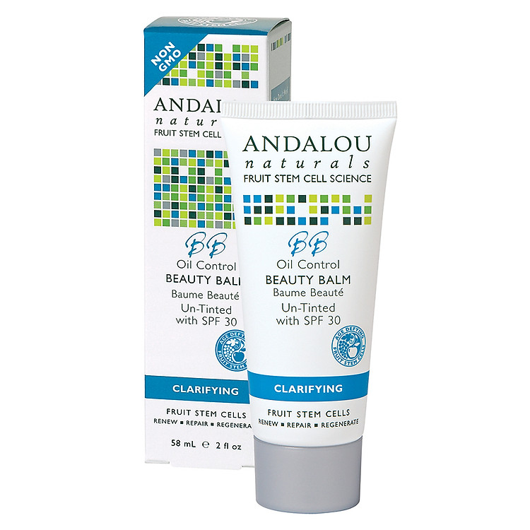 Kem BB Kiềm Dầu Không Màu Andalou Naturals SPF 30 - 25186 (58ml)