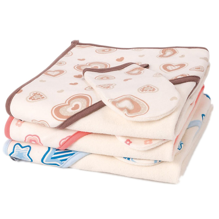 Áo Choàng Tắm Kèm Găng Tắm Canpol 26/900