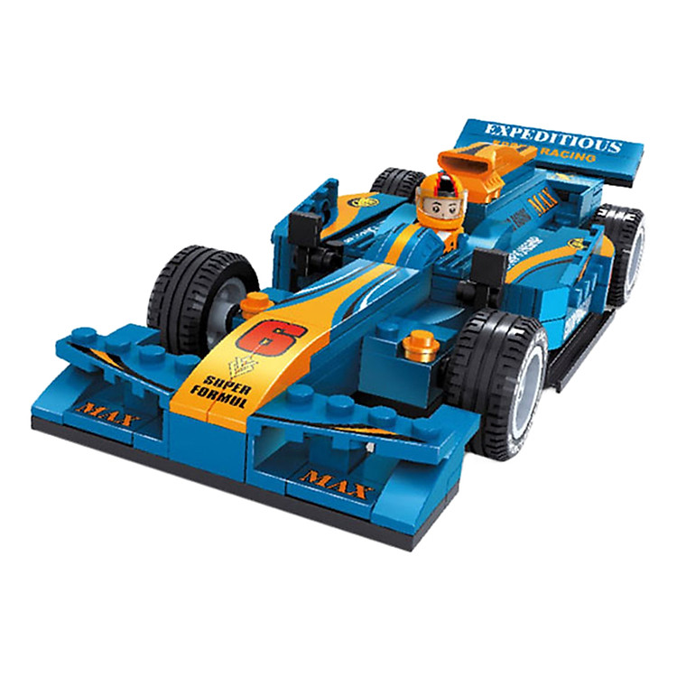 Đồ Chơi Lắp Ráp Ausini - Xe Đua F1 AUS 26410 (Màu Xanh - 192 Miếng)