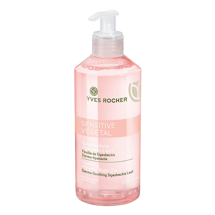 Nước Cân Bằng 2 Trong 1 Cho Da Nhạy Cảm Yves Rocher Sensitive Vegetal Soothing Micellar Water (390ml) - Y118659