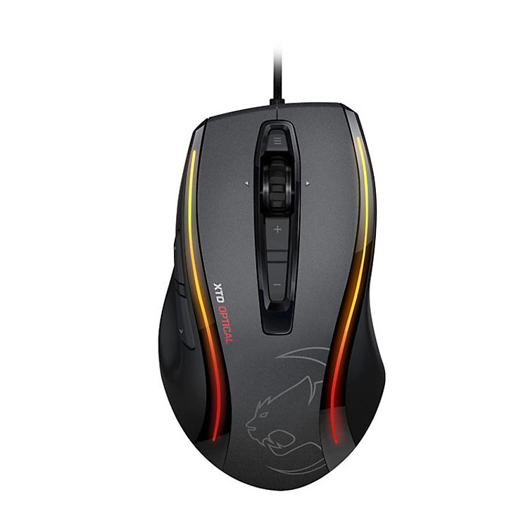 Chuột Chơi Game Có Dây Roccat Kone XTD Optical 8200DPI RGB 9 Phím - Hàng Chính Hãng