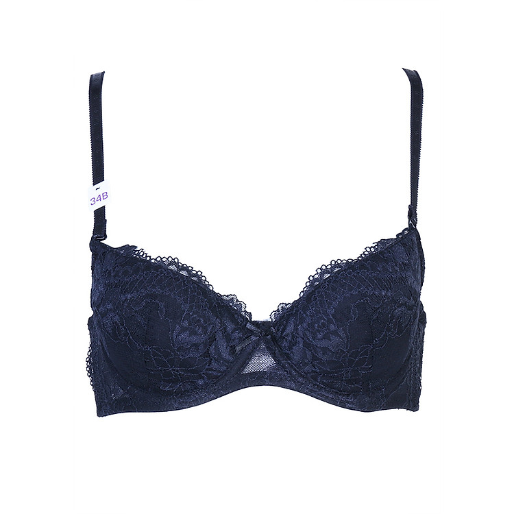 Áo Ngực Demi Ren Không Mút iBasic VA109 - Đen