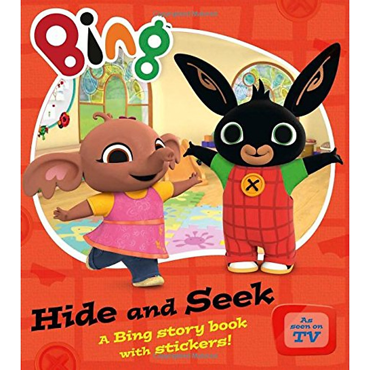 Sách Hide And Seek : A Bing story book with stickers ! (Bing Series Book)