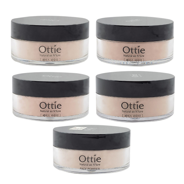 Bột Phủ Hút Dầu Tông Màu Beige Có Ánh Kim Ottie Face Powder (20g)