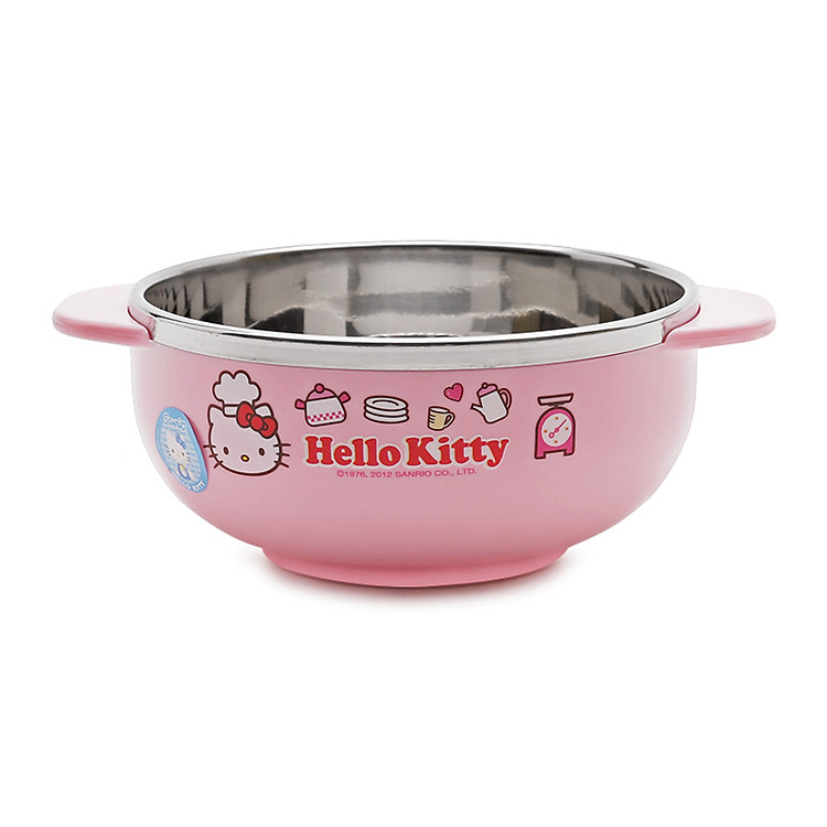 Bát Ăn Cơm Bằng Thép Không Gỉ Hello Kitty Lock&Lock - LKT473