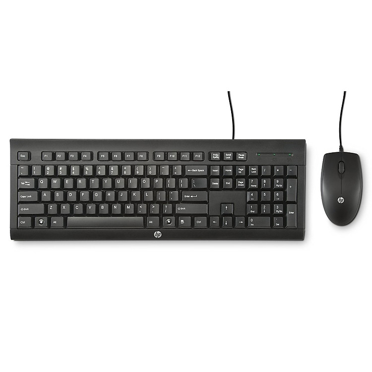 Bộ Bàn Phím Và Chuột HP C2500 Có Dây - Hàng Chính Hãng