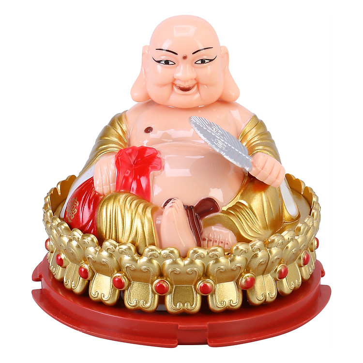 Tượng Ông Phật Vẫy Quạt Năng Lượng Mặt Trời