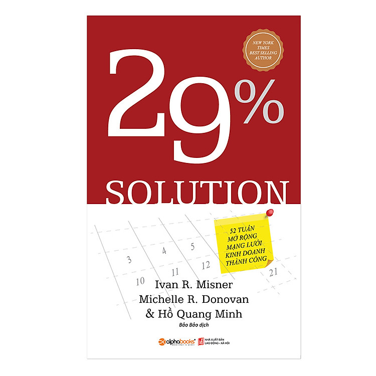 Sách Solution 29% - 52 Tuần Mở Rộng Mạng Lưới Kinh Doanh Thành Công