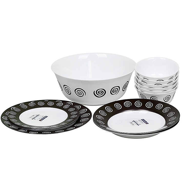 Bộ Bàn Ăn Thủy Tinh Cường Lực Khó Vỡ Luminarc Sirocco 12 Món