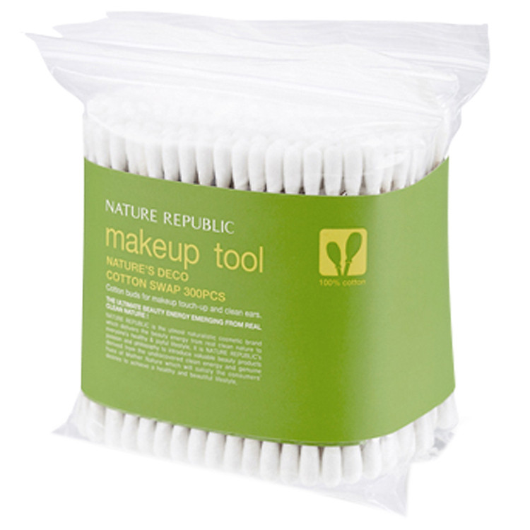 Tăm Bông Nature Republic Natures Deco Cotton Swab 300pcs