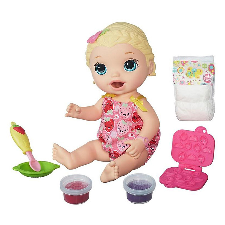 Búp Bê Baby Alive Bé Lily Tập Ăn B5013