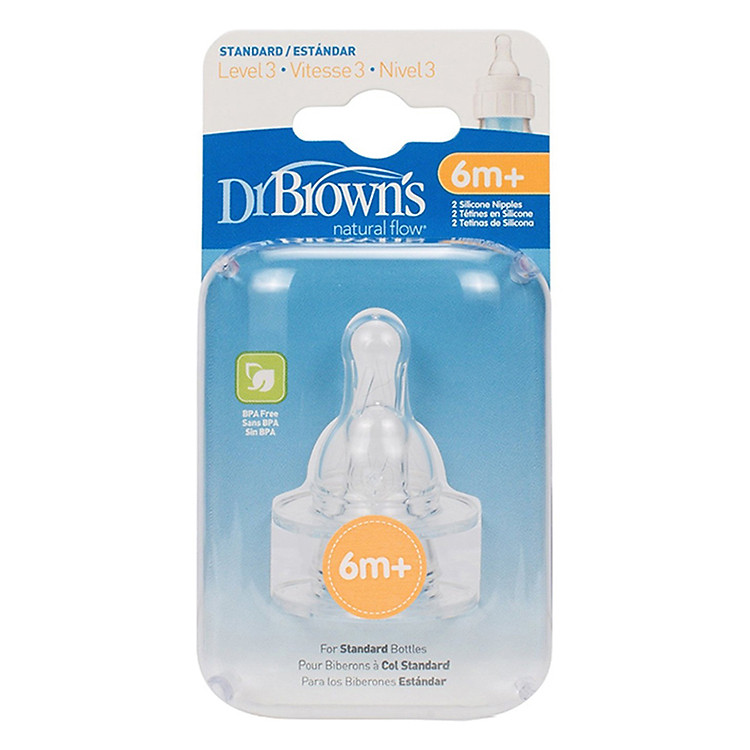 Núm Ty Dr.Brown’s Set 2 Số 3 Đảm bảo Giá rẻ