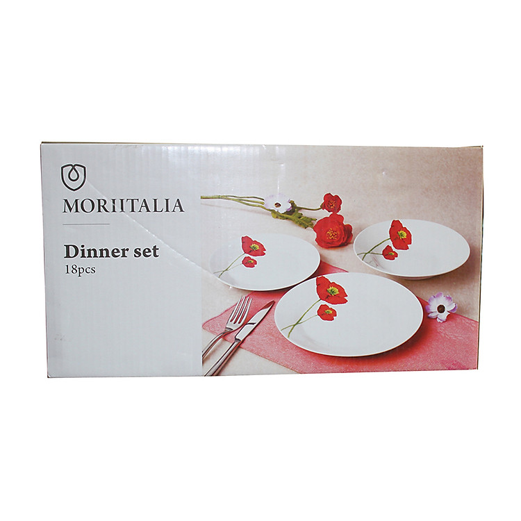 Bộ Dĩa Ăn 18 Món Moriitalia 136918A