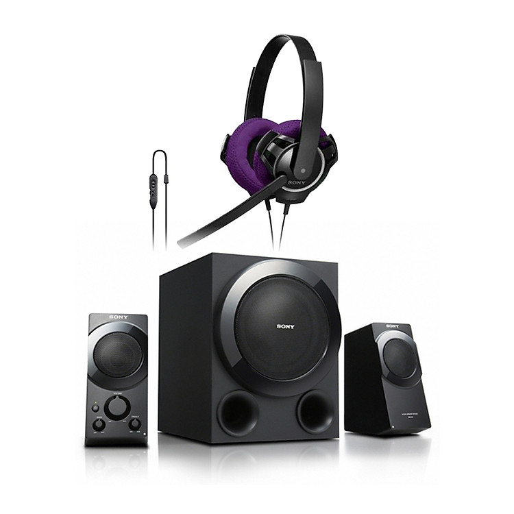 Combo Sony: Tai Nghe DR-GA100 (Có Mic) + Loa SRS-D8 (Số Lượng Có Hạn)