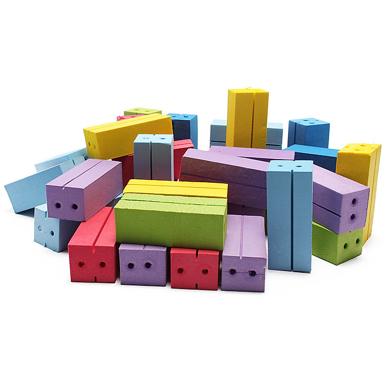 Bộ Mút Màu Cao Su Phước Thành Hình Viên Gạch