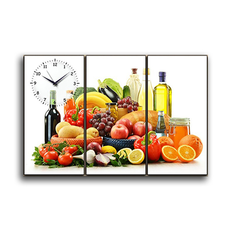 Tranh Đồng Hồ Suemall TA140705 - Thực Phẩm